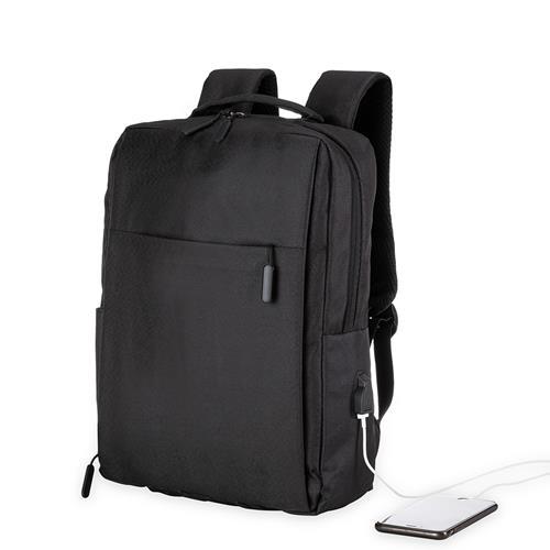 Mochila Nylon USB Personalizada