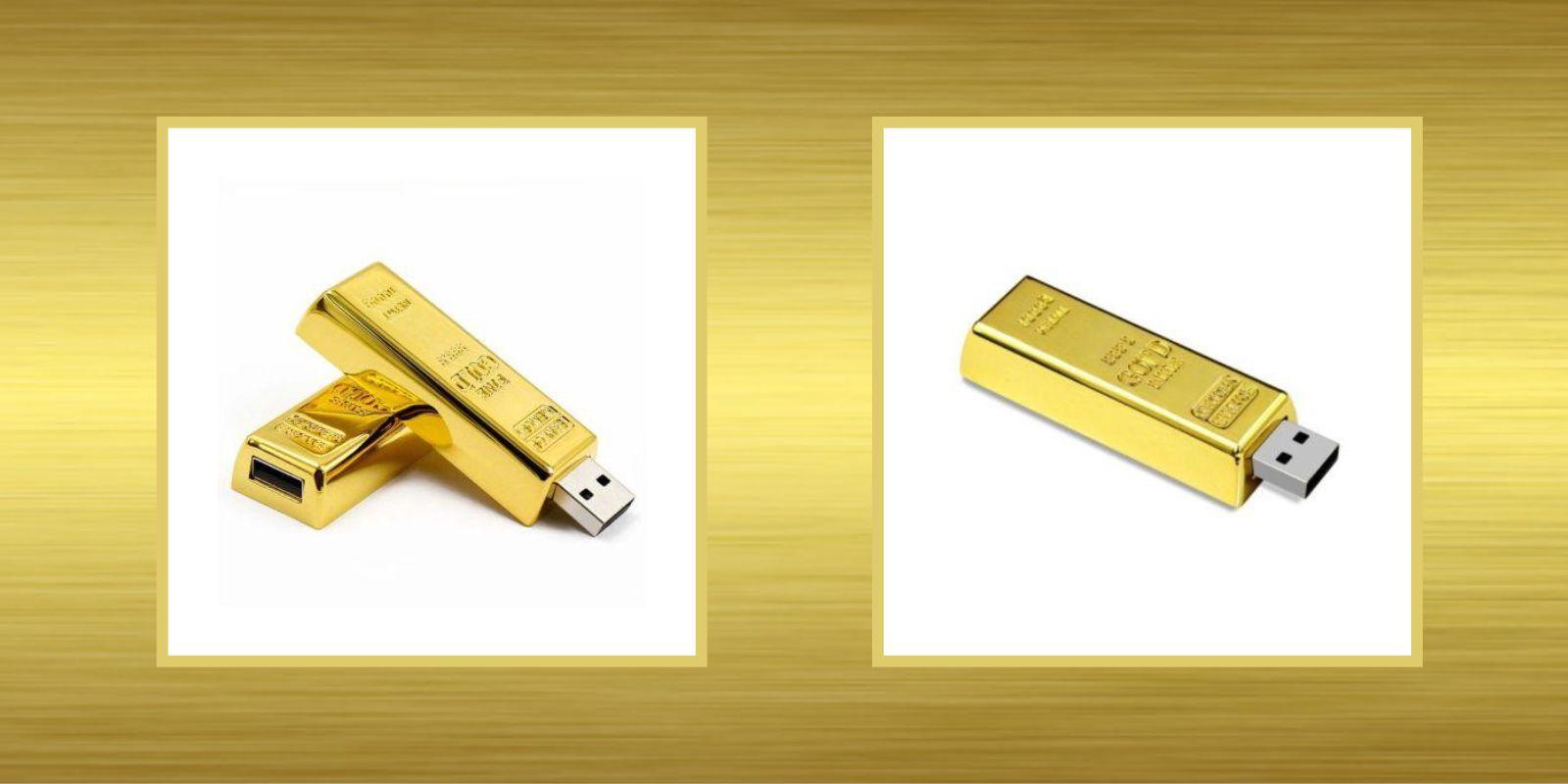 Pen Drive Barra de Ouro