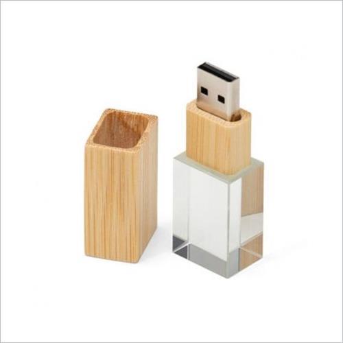 Pen Drive Vidro Bambu Personalizado