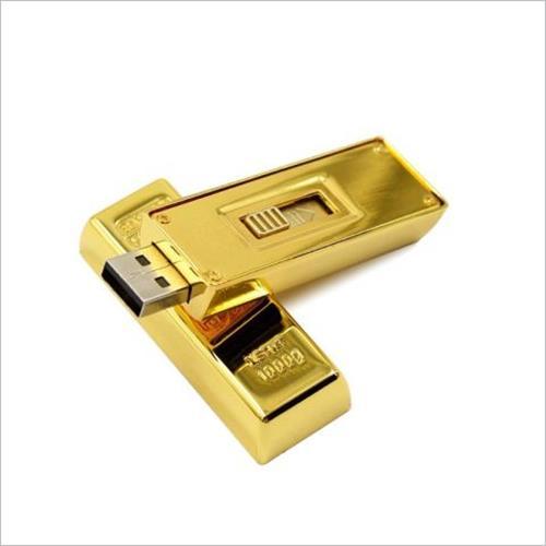 Pen Drive Ouro Personalizado