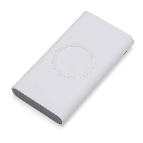 Power Bank 8000mAh com Carregamento via Indução ou via Cabo Personalizado